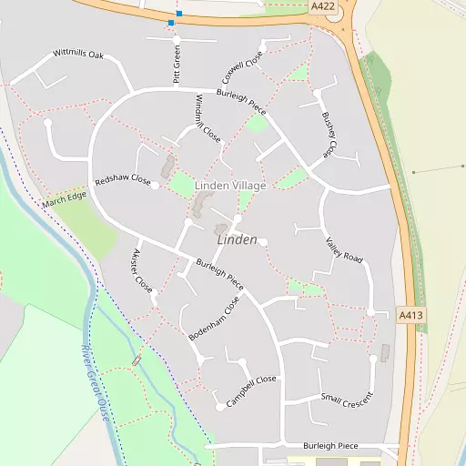 Map of Linden Village