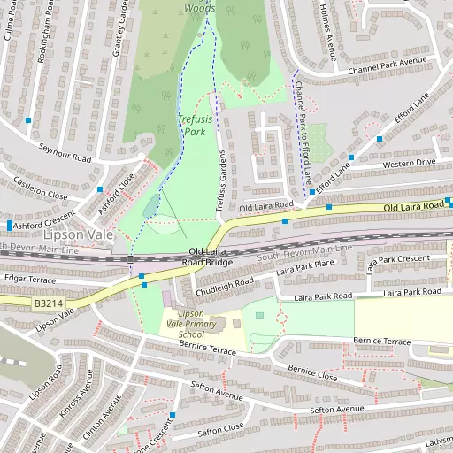 Map of Lipson Vale