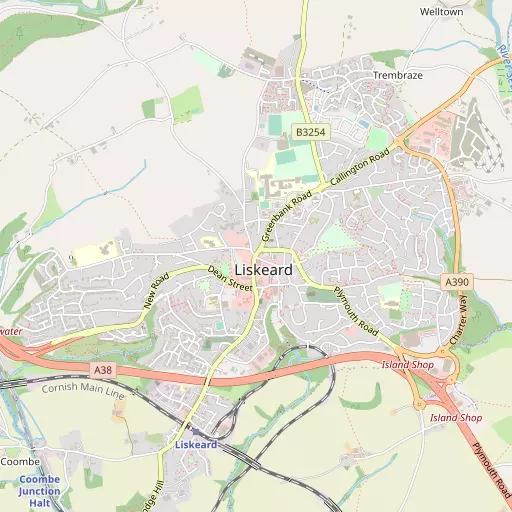 Map of Liskeard