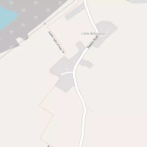 Map of Little Billington