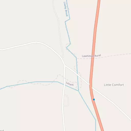Map of Little Comfort