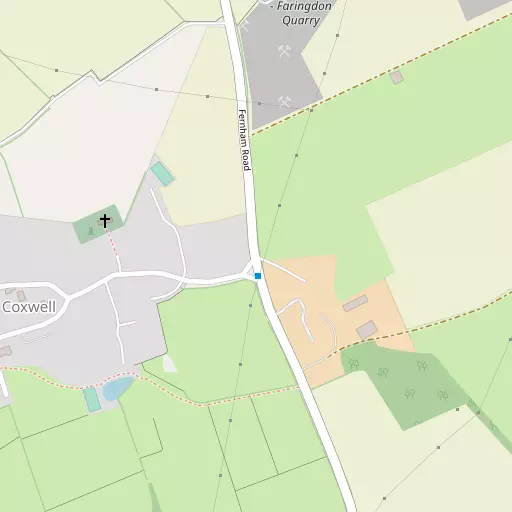 Map of Little Coxwell