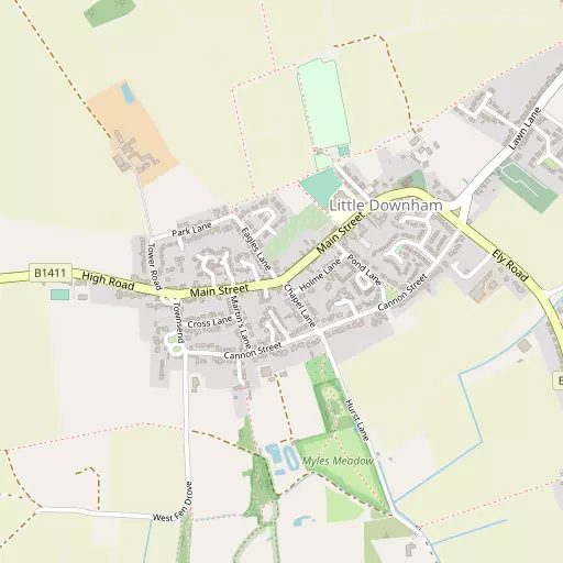 Map of Little Downham