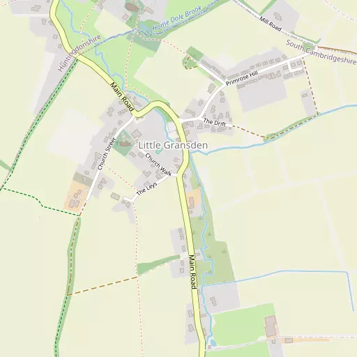 Map of Little Gransden