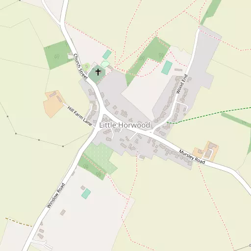 Map of Little Horwood