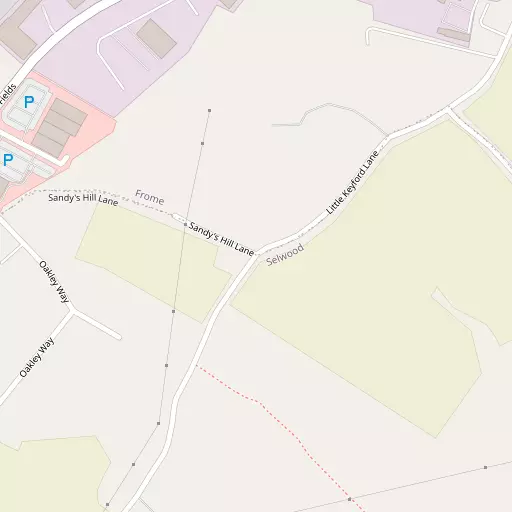 Map of Little Keyford