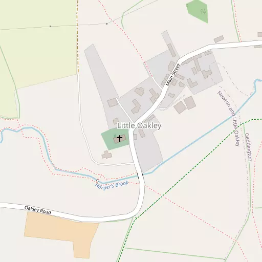 Map of Little Oakley