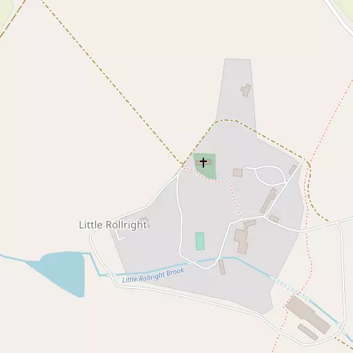 Map of Little Rollright