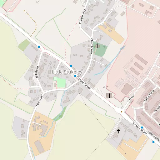 Map of Little Stukeley
