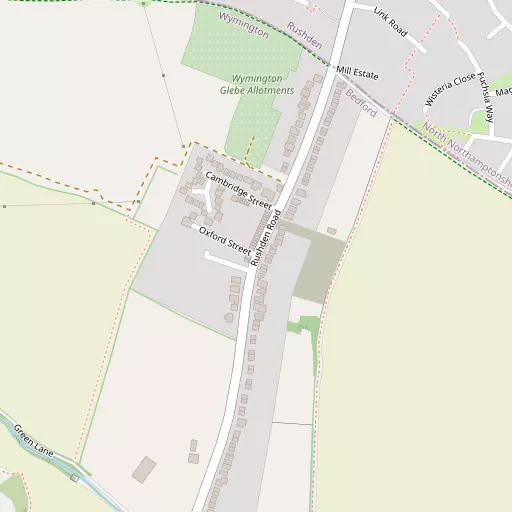 Map of Little Wymington
