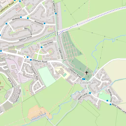 Map of Littleham