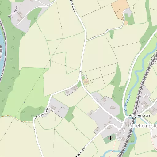 Map of Littlehempston