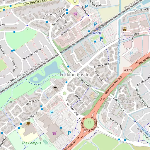 Map of Locking Castle