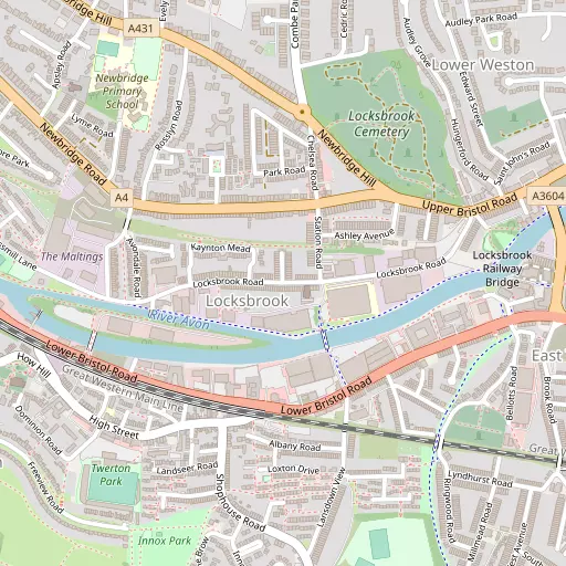 Map of Locksbrook