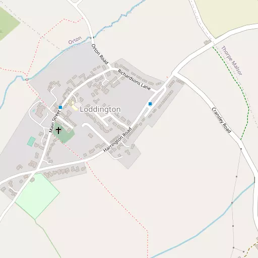 Map of Loddington