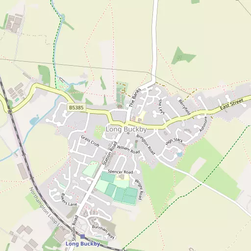 Map of Long Buckby