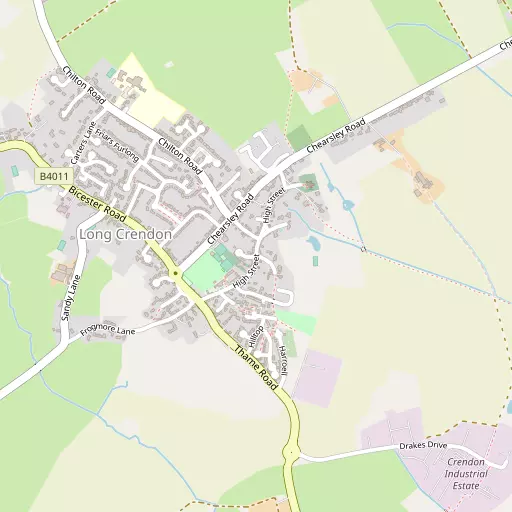 Map of Long Crendon