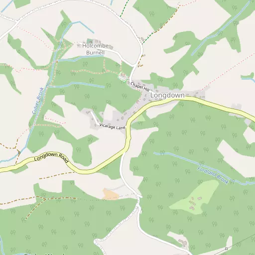 Map of Longdown