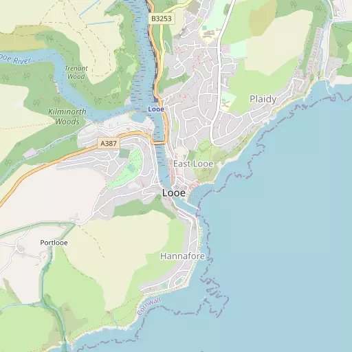 Map of Looe