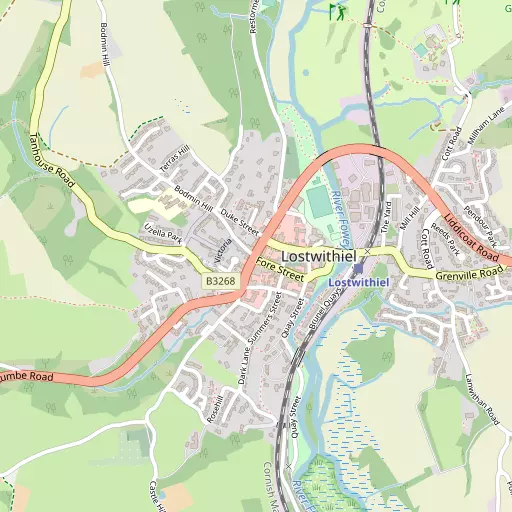 Map of Lostwithiel