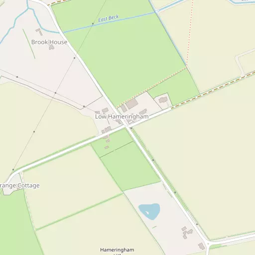 Map of Low Hameringham
