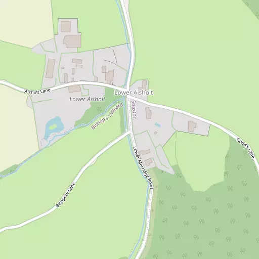 Map of Lower Aisholt