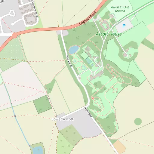 Map of Lower Ascott