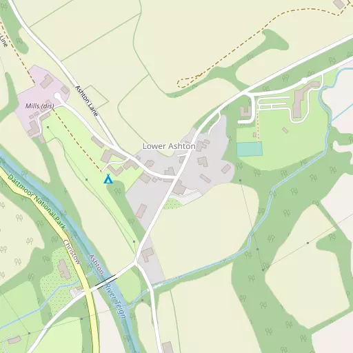 Map of Lower Ashton