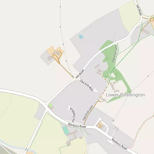 Map of Lower Boddington