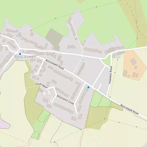 Map of Lower Boscaswell