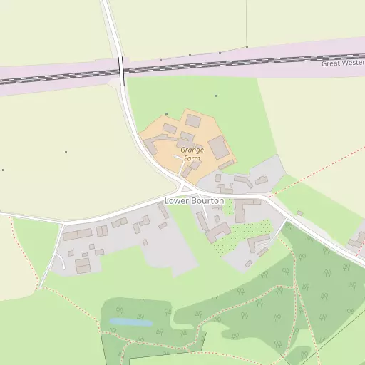 Map of Lower Bourton