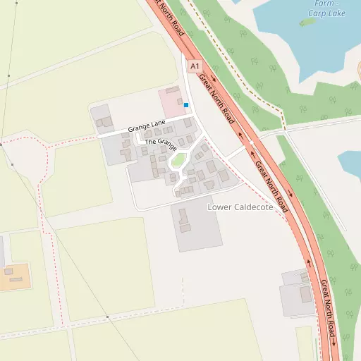 Map of Lower Caldecote