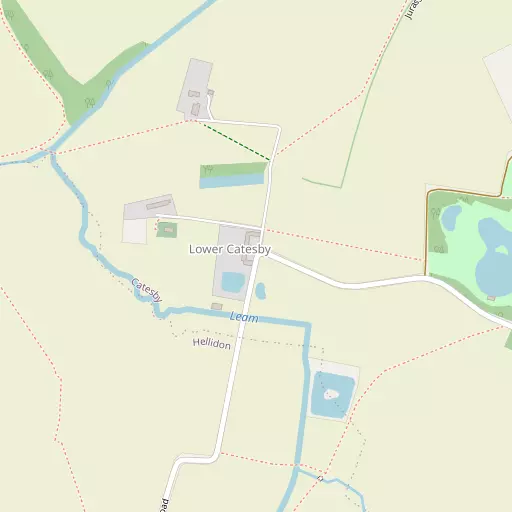 Map of Lower Catesby