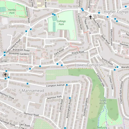 Map of Lower Compton