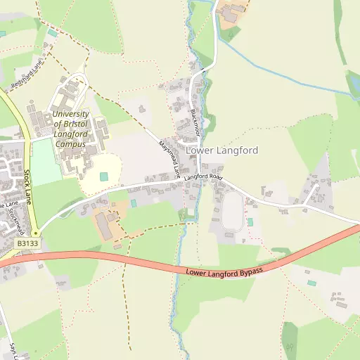 Map of Lower Langford