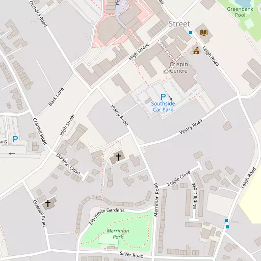 Map of Lower Leigh