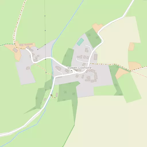Map of Lower Loxhore