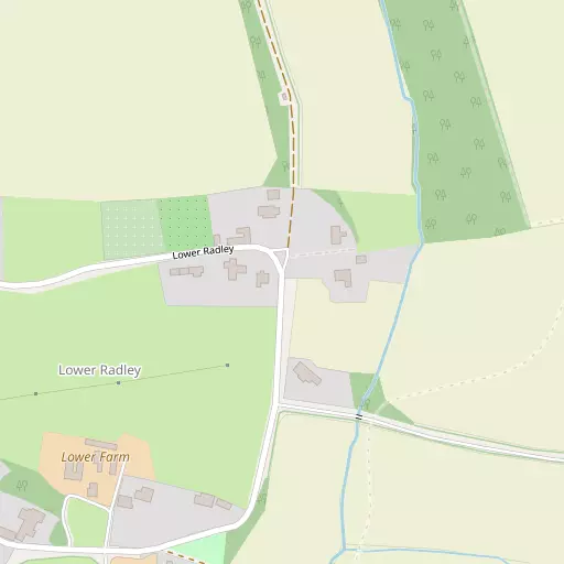 Map of Lower Radley