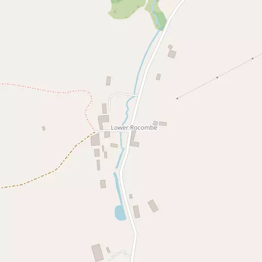 Map of Lower Rocombe