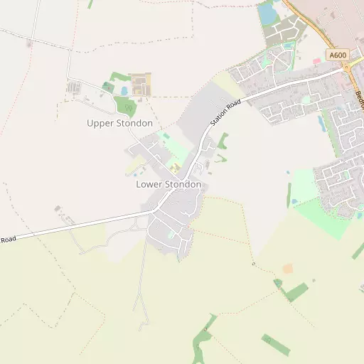 Map of Lower Stondon