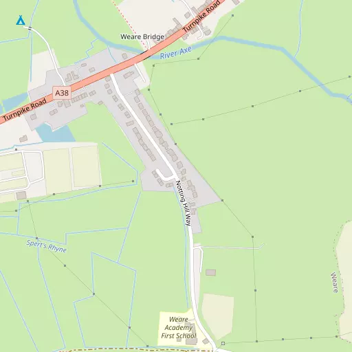 Map of Lower Weare