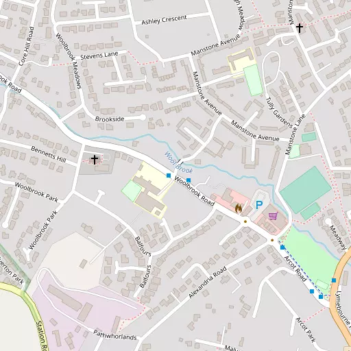 Map of Lower Woolbrook