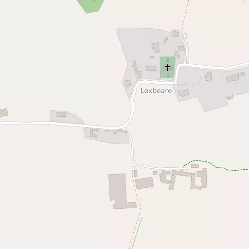 Map of Loxbeare