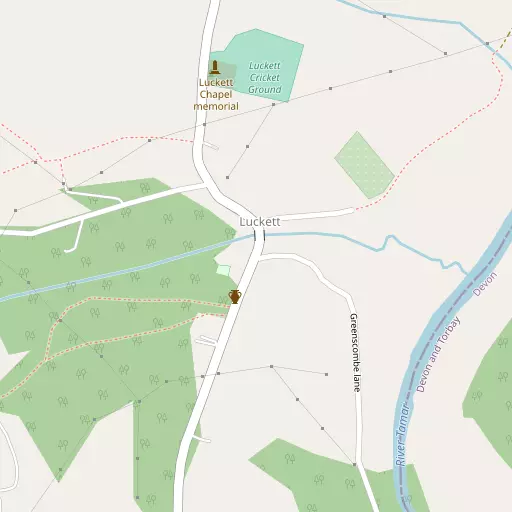 Map of Luckett