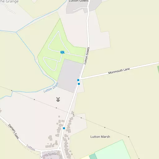 Map of Lutton Gowts