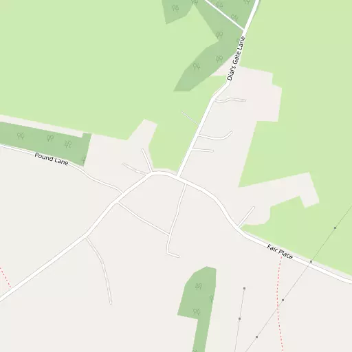 Map of Lydford Fair Place