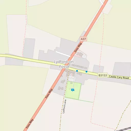 Map of Lydford-on-Fosse