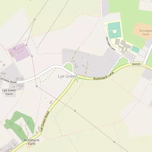 Map of Lye Green