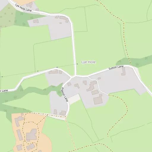 Map of Lye Hole