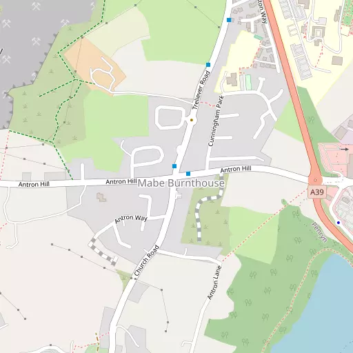 Map of Mabe Burnthouse